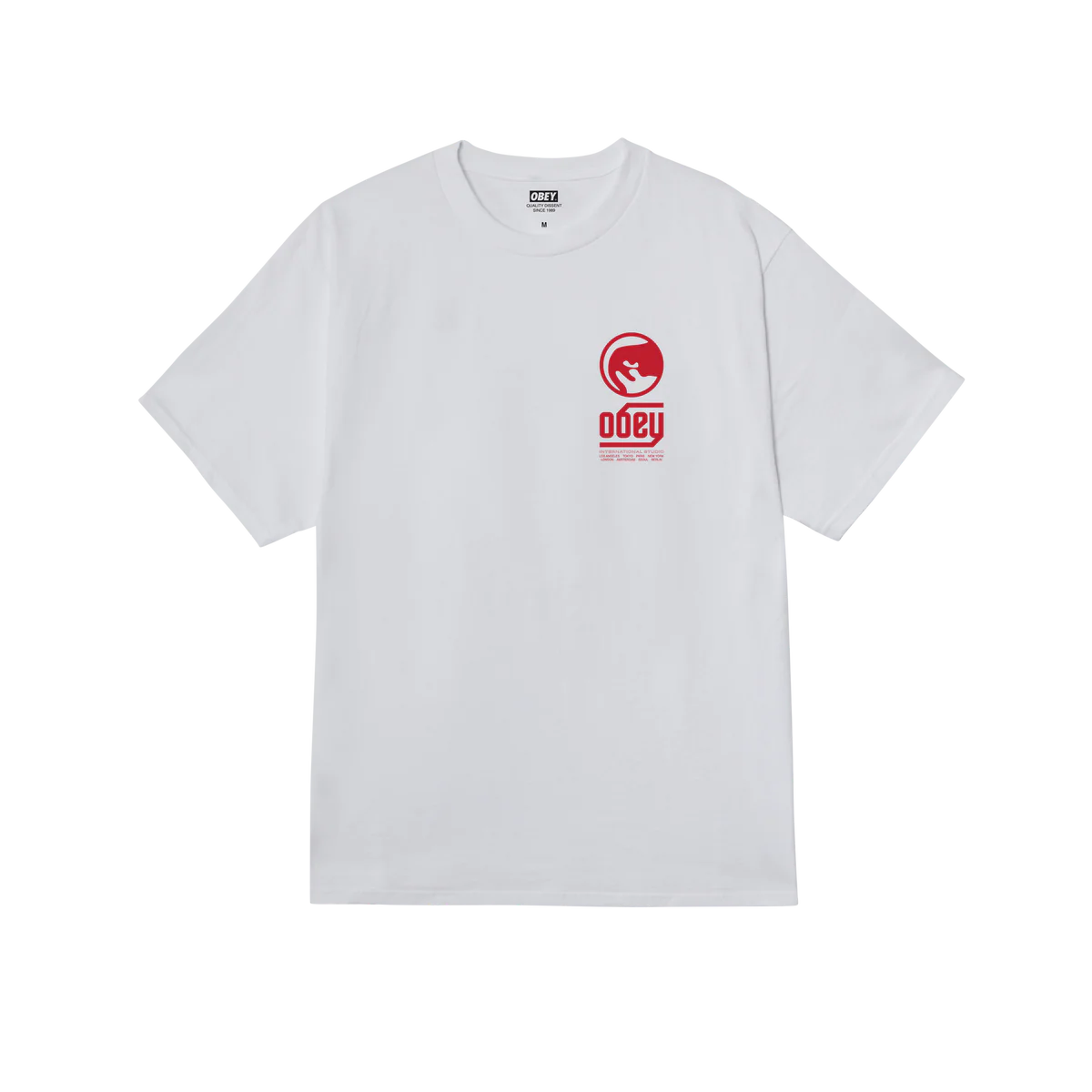 OBEY // TRADEMARK T-SHIRT // WHITE