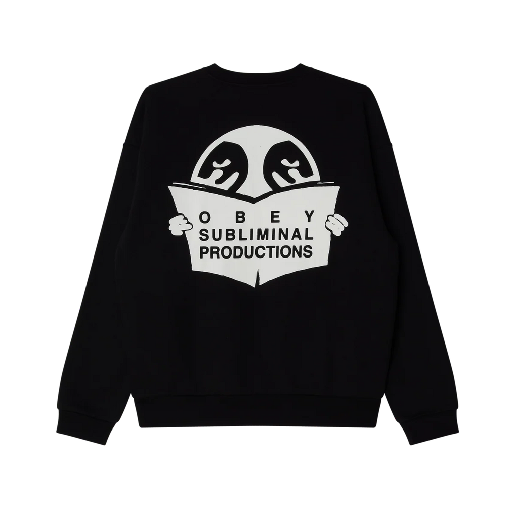 OBEY // WELDON CREWNECK // BLACK