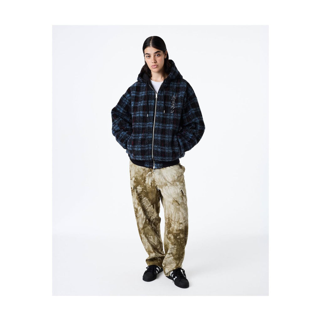 HELAS // JACKET // REVERSIBLE HOODED JACKET // NAVY