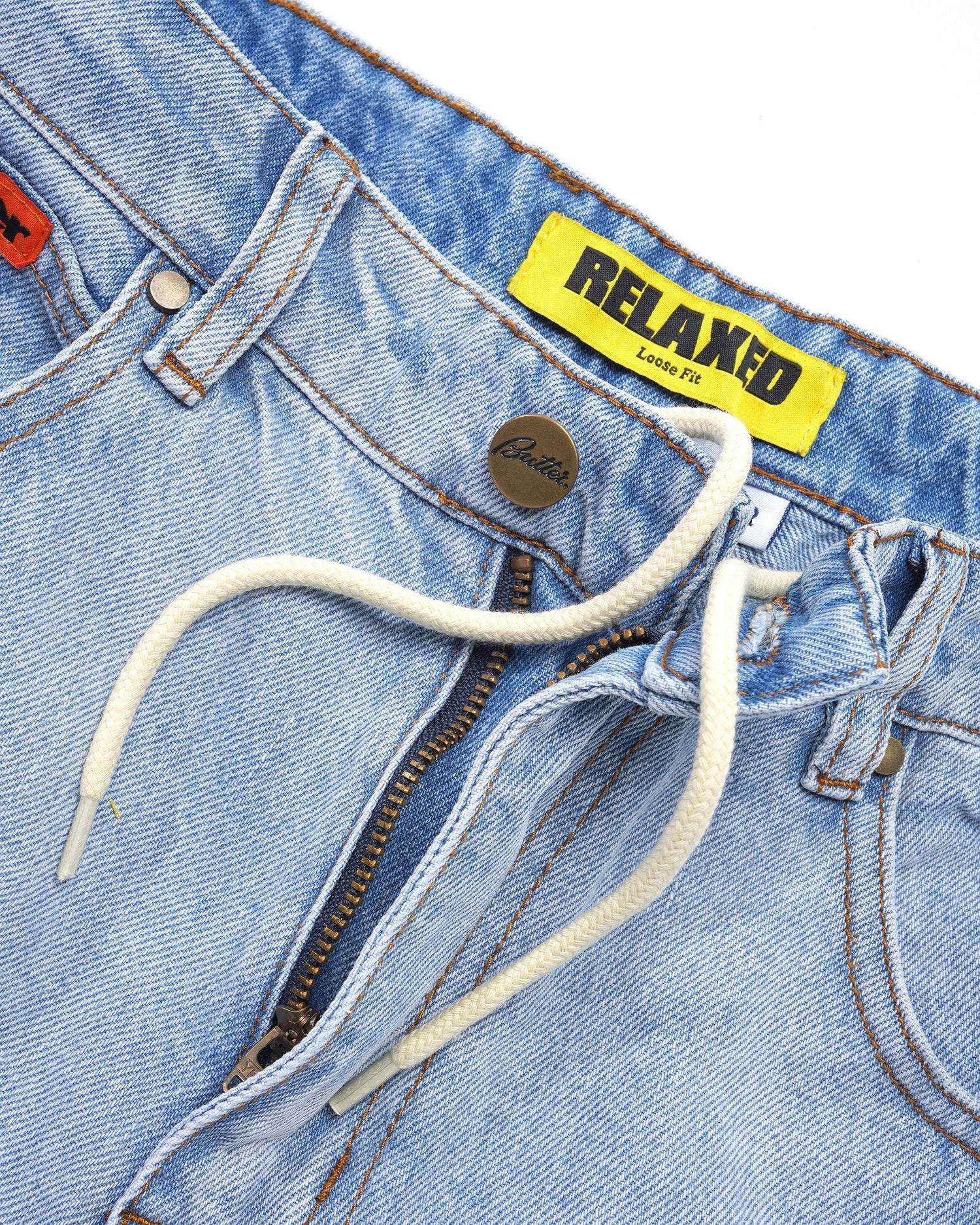 BUTTERGOODS // RELAXED DENIM JEANS // LIGHT BLUE