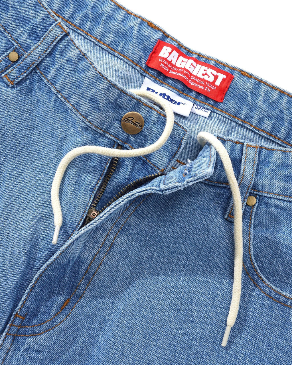 BUTTERGOODS // SANTOSUOSSO DENIM JEANS // WASHED INDIGO