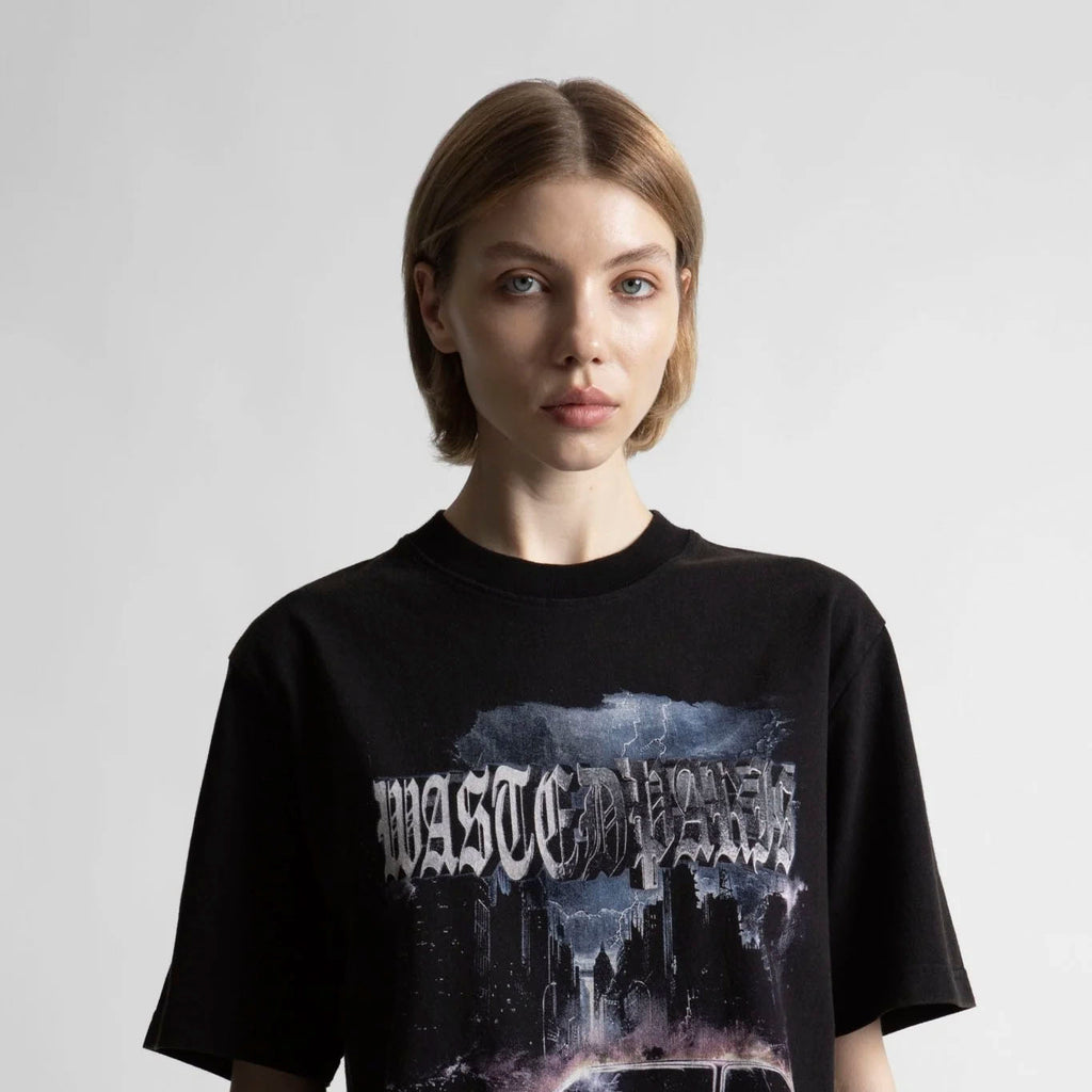 WASTED PARIS // T-SHIRT // RUN // FADED BLACK