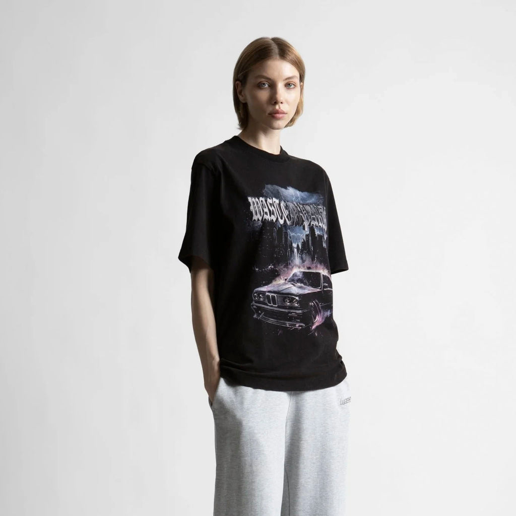 WASTED PARIS // T-SHIRT // RUN // FADED BLACK