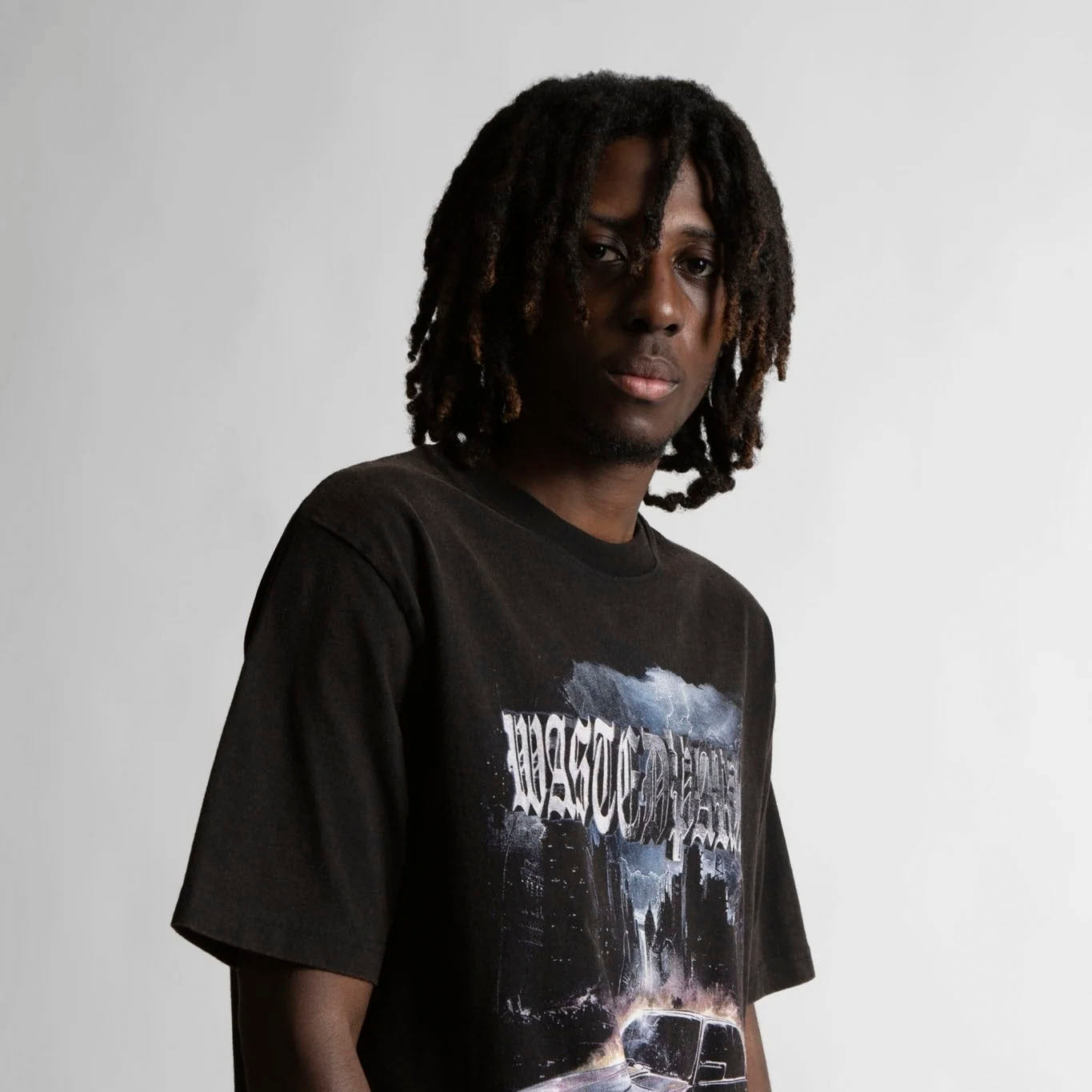 WASTED PARIS // T-SHIRT // RUN // FADED BLACK