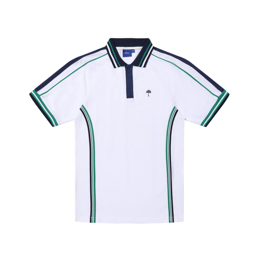 HELAS // POLO // TENNIS POLO PIQUE // WHITE